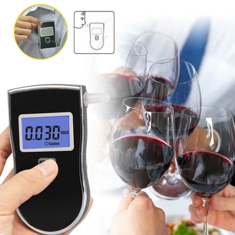 Latest Professional Digital Breath Alcohol Breathalyzer Tester AT-818