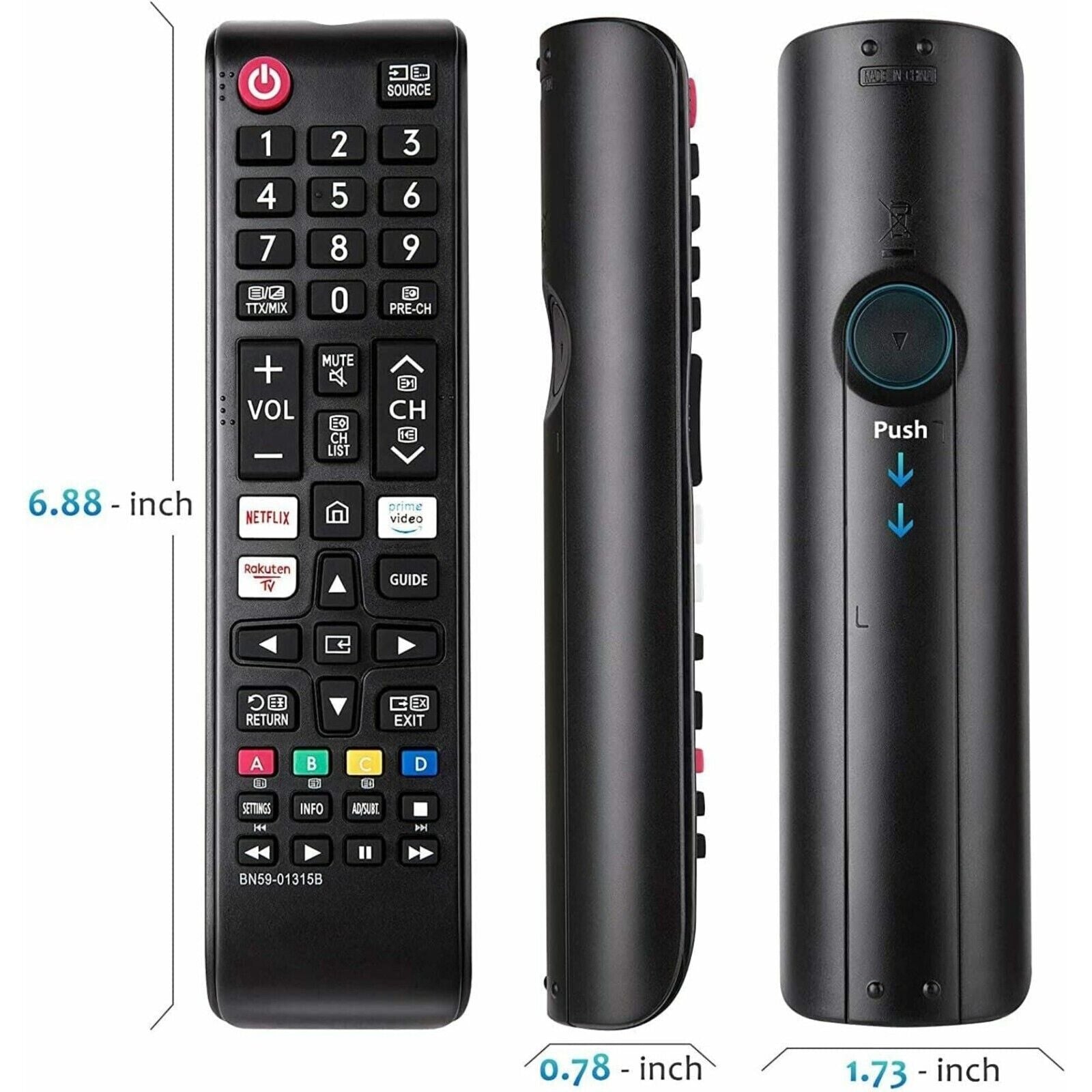 10x BN59-01315b universal remote control for Samsung Smart TV 4K 8K LED UHD QLED