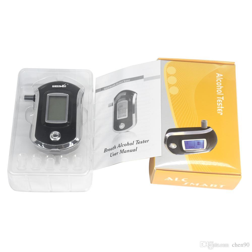 Genuine Professional Police Digital Breath Alcohol Tester Breathalyzer AT6000