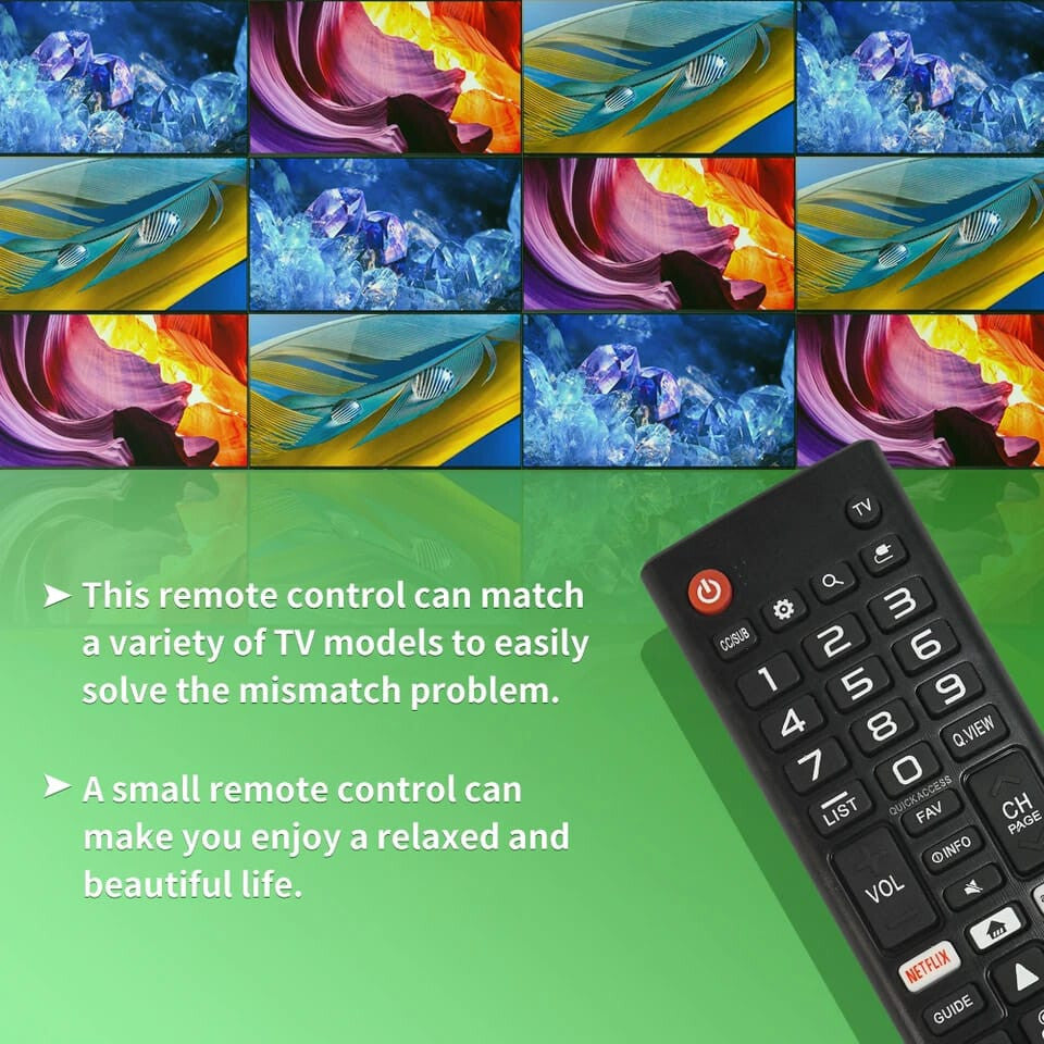 High quality replacement AKB75375604 remote control for LG smart TV models