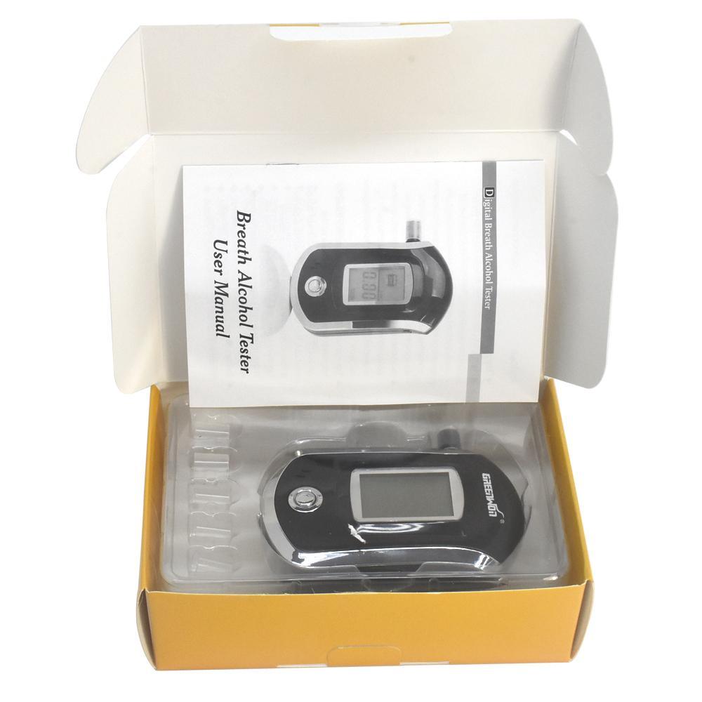 Genuine Professional Police Digital Breath Alcohol Tester Breathalyzer AT6000