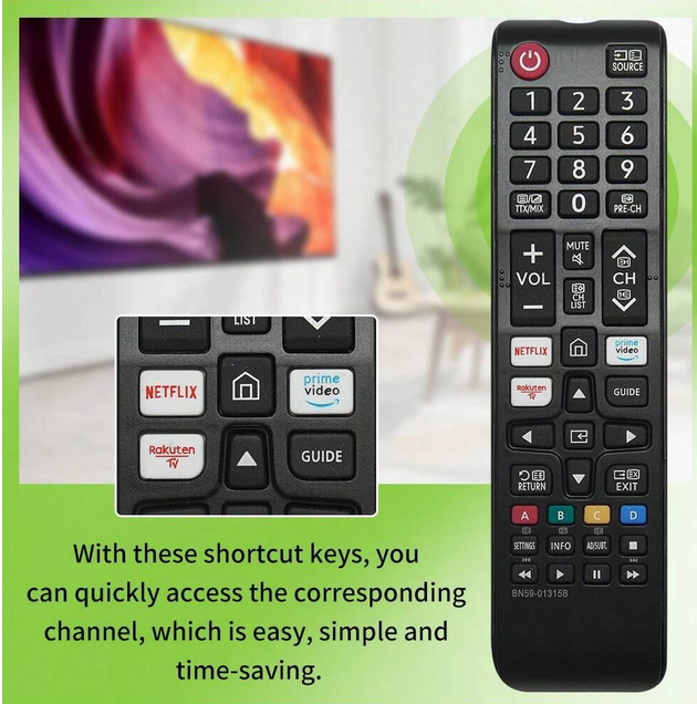 10x BN59-01315b universal remote control for Samsung Smart TV 4K 8K LED UHD QLED