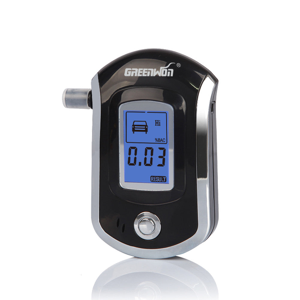Genuine Professional Police Digital Breath Alcohol Tester Breathalyzer AT6000