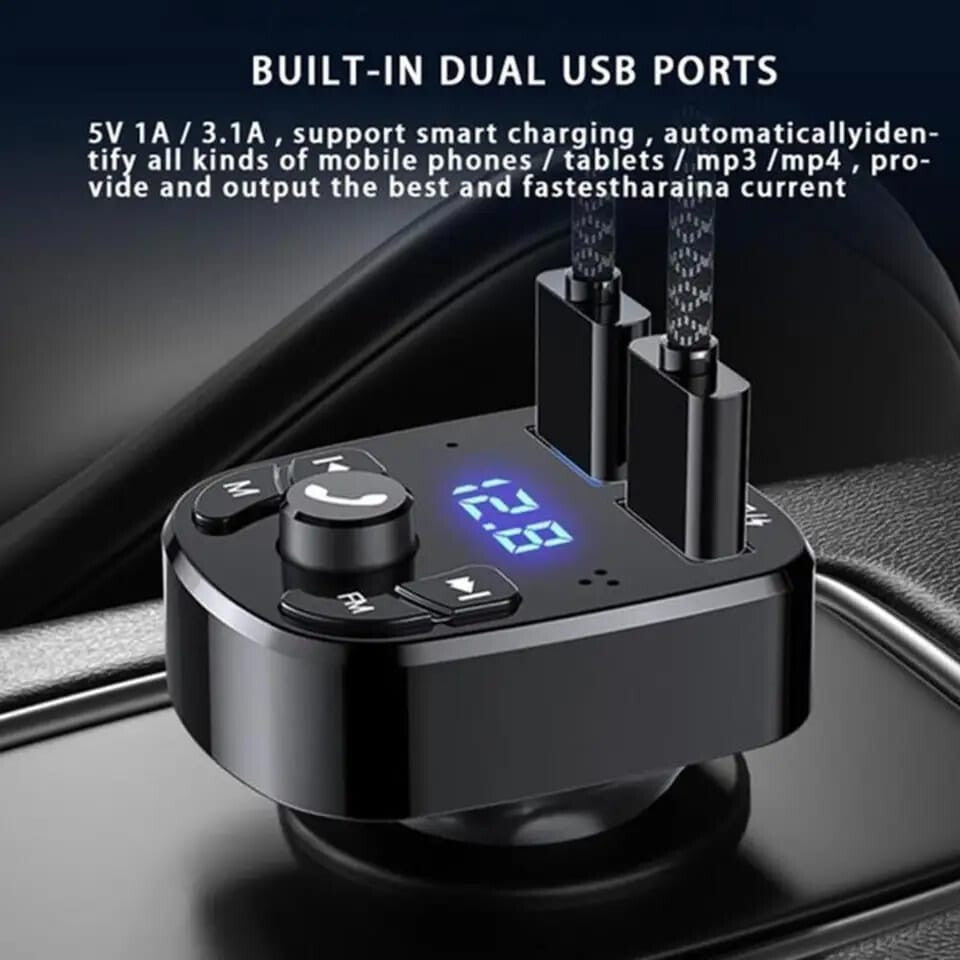 Car MP3 Player Wireless |Car Cigarette Lighter  | FM | Charging Port | USB |