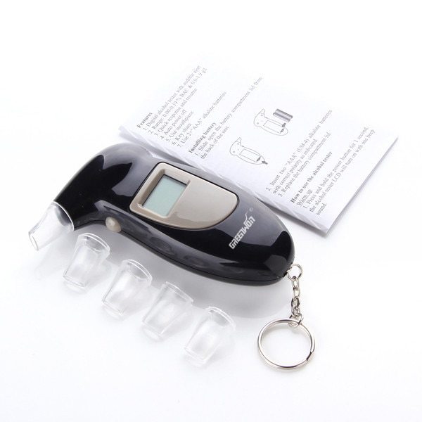 Digital LCD Alcohol Breath Analyzer Breathalyzer Tester Detector Breathalyser