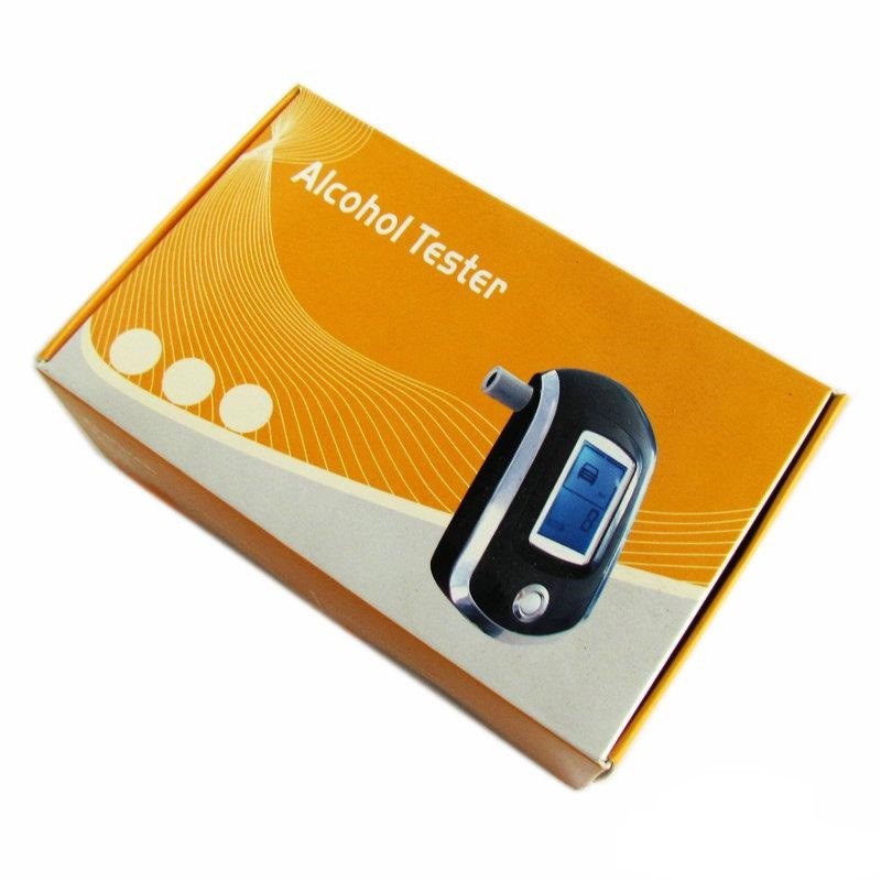 Genuine Professional Police Digital Breath Alcohol Tester Breathalyzer AT6000