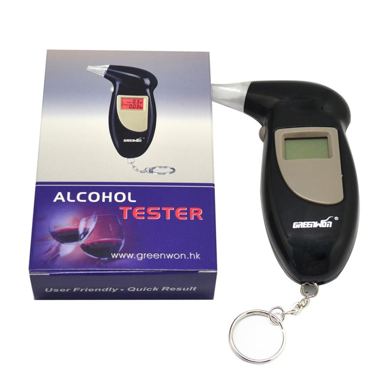 Digital LCD Alcohol Breath Analyzer Breathalyzer Tester Detector Breathalyser